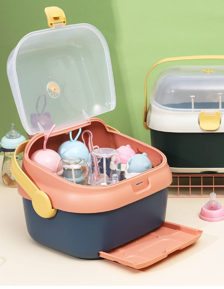 Multifunctional Drain Baby Supplies Bottle Drying Rack Storage Box