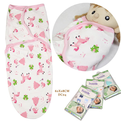 Cotton baby baby wrapped towel, cartoon baby sleeping bag, anti startled baby and baby products