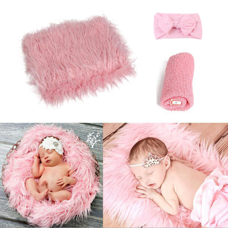 3 Set of baby photography props