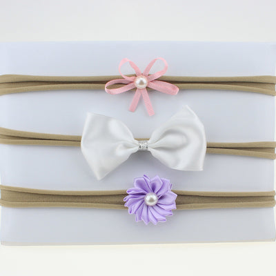 Baby stretch flower headband