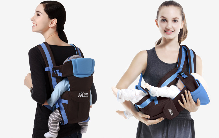 Double Shoulder Baby Carriers  Mother and Child Travel Supplies