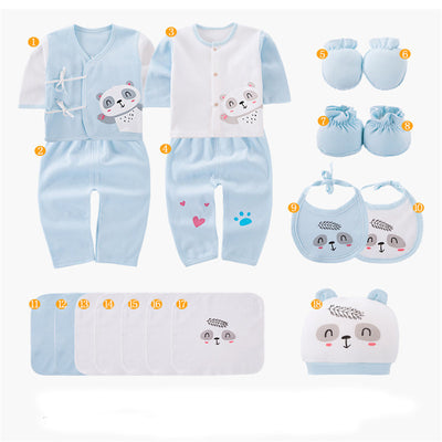 Newborn gift box baby clothes set cotton