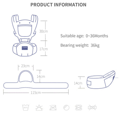 Baby waist stool multifunctional carrier