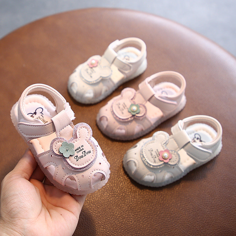 Girls Princess Sandals Soft Sole Baby Shoes