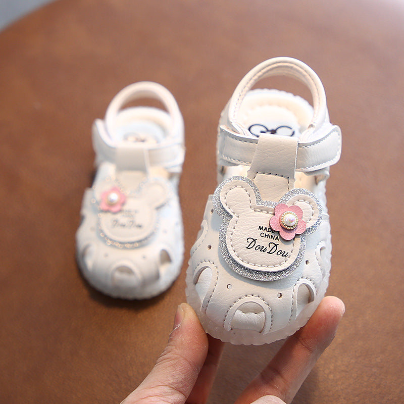 Girls Princess Sandals Soft Sole Baby Shoes