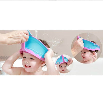 Silicone Adjustable Shampoo Cap for Kids Bathing