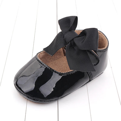 Female Baby Princess Shoes Bright Leather Pu Small Leather Shoes