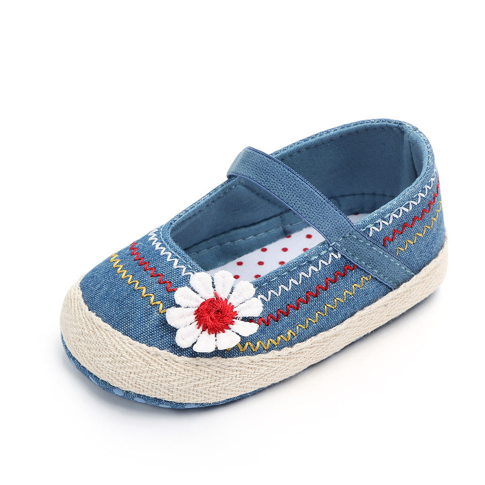 Baby Shoes Soft Bottom Non-slip Toddler Shoes Retro Step Front Shoes Baby Shoes