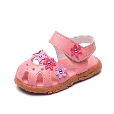 Korean Style Girls' Single Shoes Baby Soft Soled Toddler Shoes