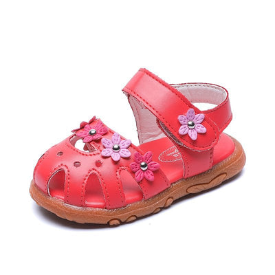 Korean Style Girls' Single Shoes Baby Soft Soled Toddler Shoes