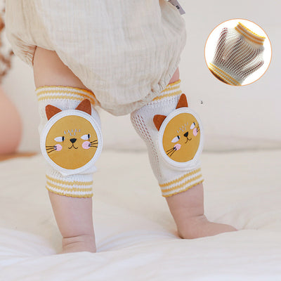 Baby Knee Pads Summer Mesh Breathable Baby Toddler Crawling Socks Leggings Elbow Pads Kids Children's Knee Sets