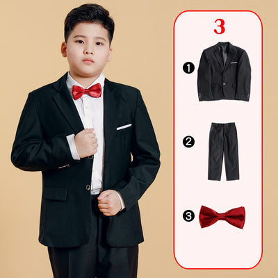 Fat Boy Suit, Boy Plus Fat Big Size Suit, Children's Host Costume, Big Boy Piano Performance Dress