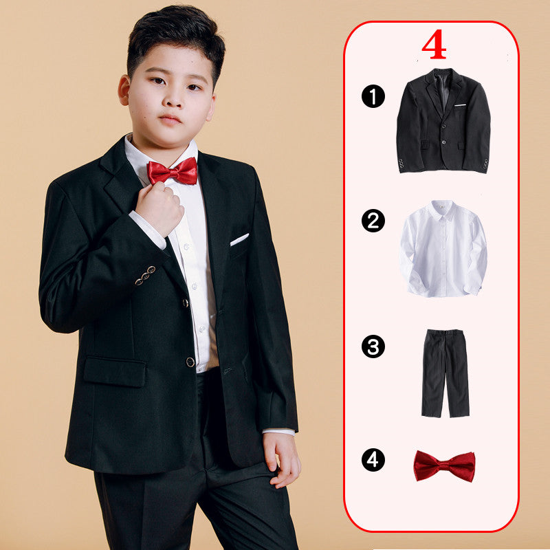 Fat Boy Suit, Boy Plus Fat Big Size Suit, Children's Host Costume, Big Boy Piano Performance Dress