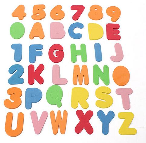 36PCS Letters Numbers Early Educational Toy