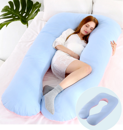 U-shaped Pillow For Pregnant Women, Detachable And Washable Nursing Pillow