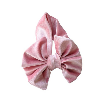 ChicBabies Turban baby, toddler girl bow velvet headband photography props