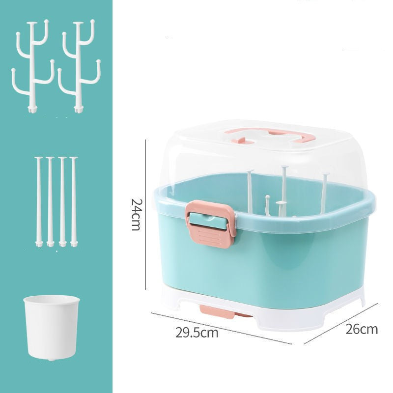 Multifunctional Drain Baby Supplies Bottle Drying Rack Storage Box