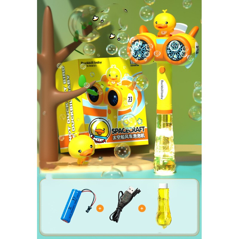 ChicBabies Electric Bubble Machine Children's Blowing Bubble Gun