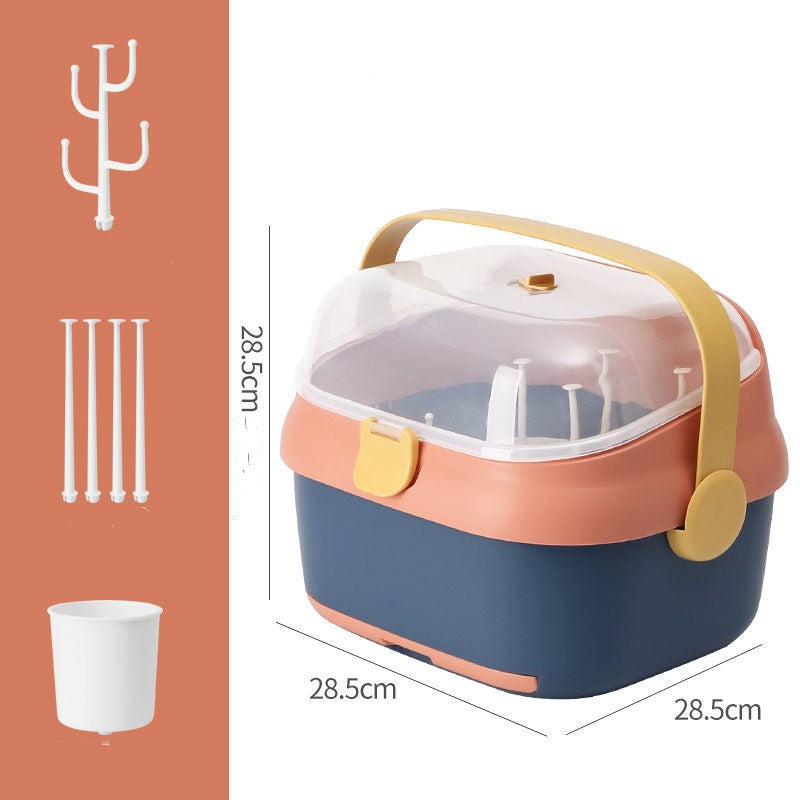 Multifunctional Drain Baby Supplies Bottle Drying Rack Storage Box