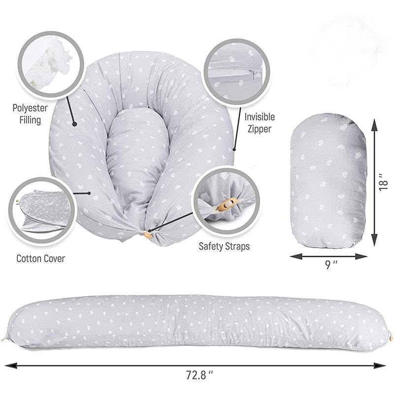 Anti Spitting Milk Pillow For Newborn Babies