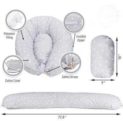 Anti Spitting Milk Pillow For Newborn Babies