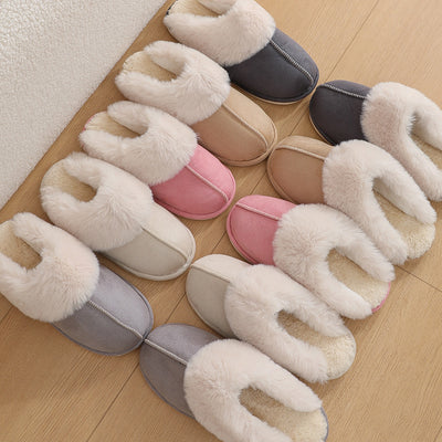 Winter Warm Plush Home Indoor Fur Slippers