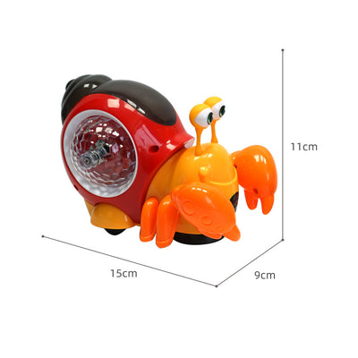 Electric Sound-light Universal Hermit Crab Toy