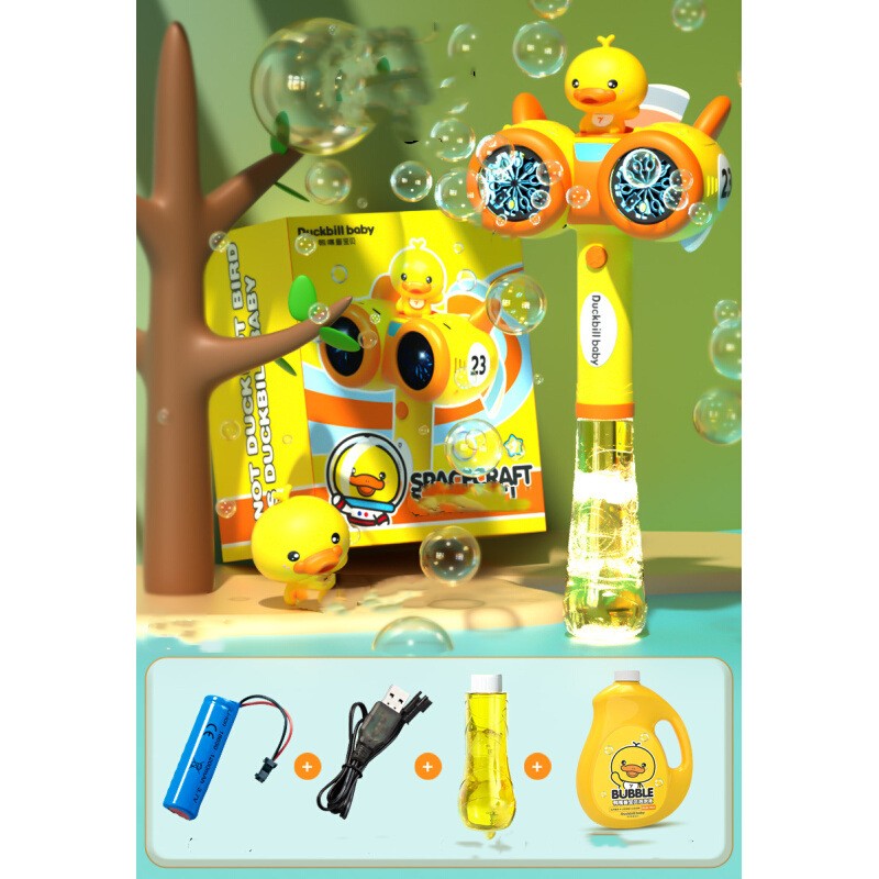 ChicBabies Electric Bubble Machine Children's Blowing Bubble Gun