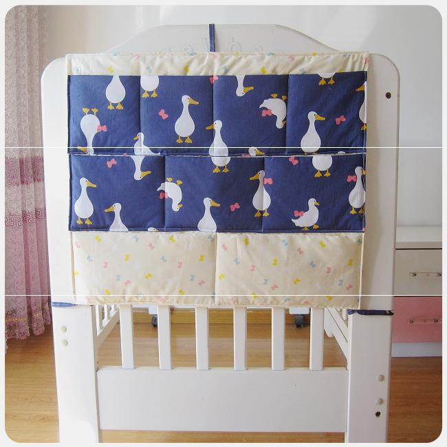 Baby bed bedside hanging bag storage bag