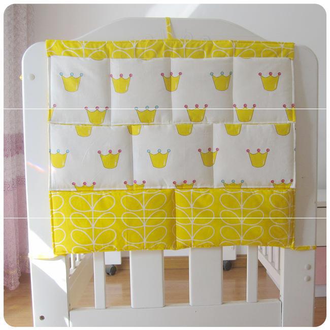 Baby bed bedside hanging bag storage bag