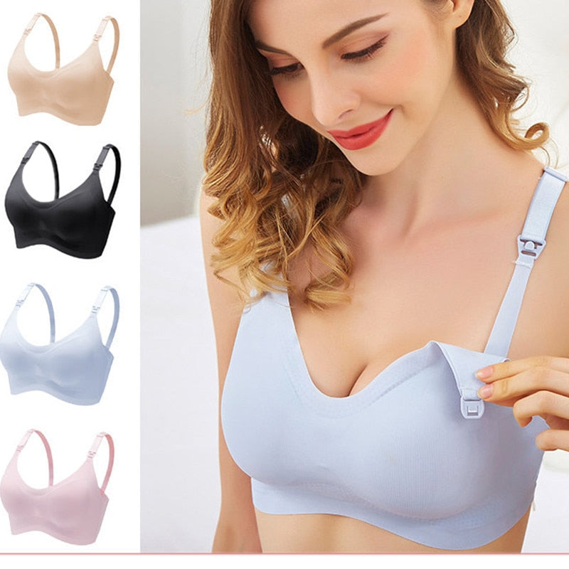 Ladies summer thin nursing bra