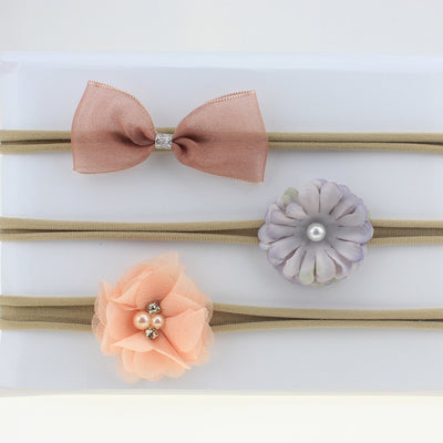 Baby stretch flower headband