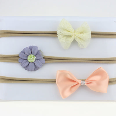 Baby stretch flower headband