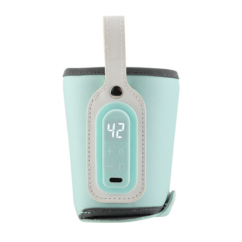 Baby Bottle Warmer Milk Warmer Infant Feeding Bottle Heated Portable Travel Cover Insulation Thermostat