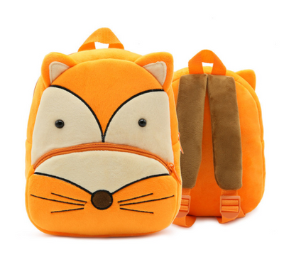 Children School Backpack Cartoon Rainbow  Design Soft Plush Material For Toddler Baby Girls Kindergarten Kids School Bags