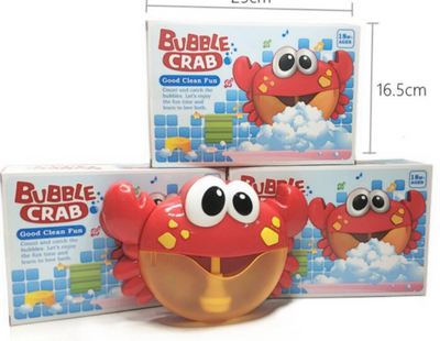 Kids Baby Shower Toys Automatic Crab Bubbler with Music