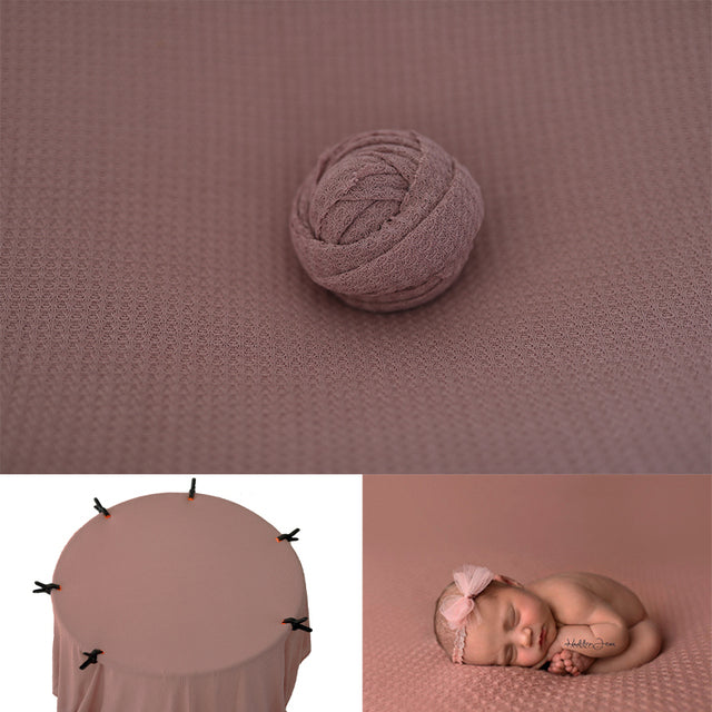 Newborn Photography Props Waffle Fabric Backdrops