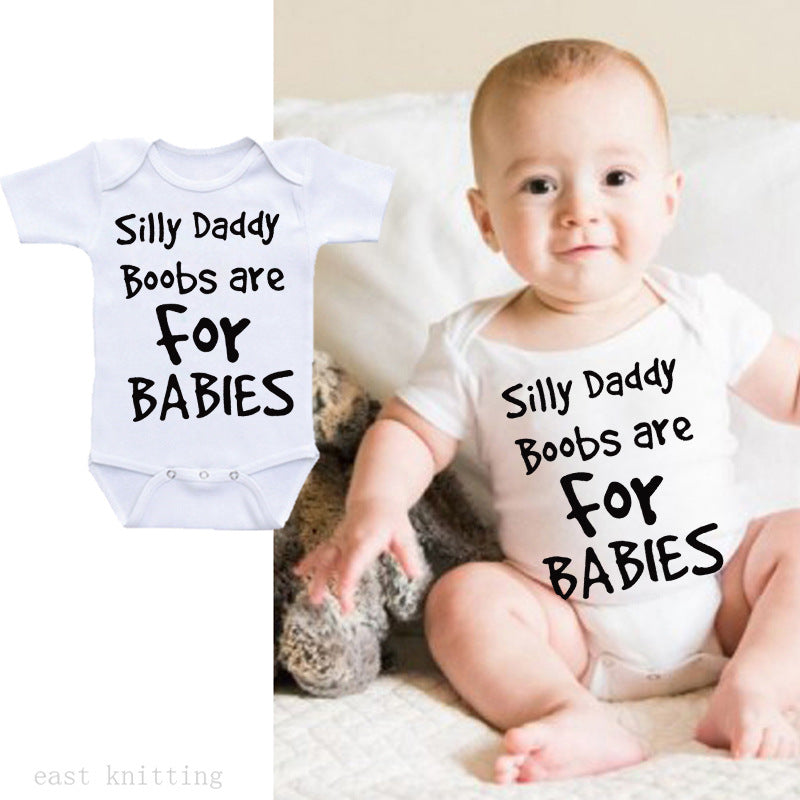 Silly Daddy Boobs Are For Babies