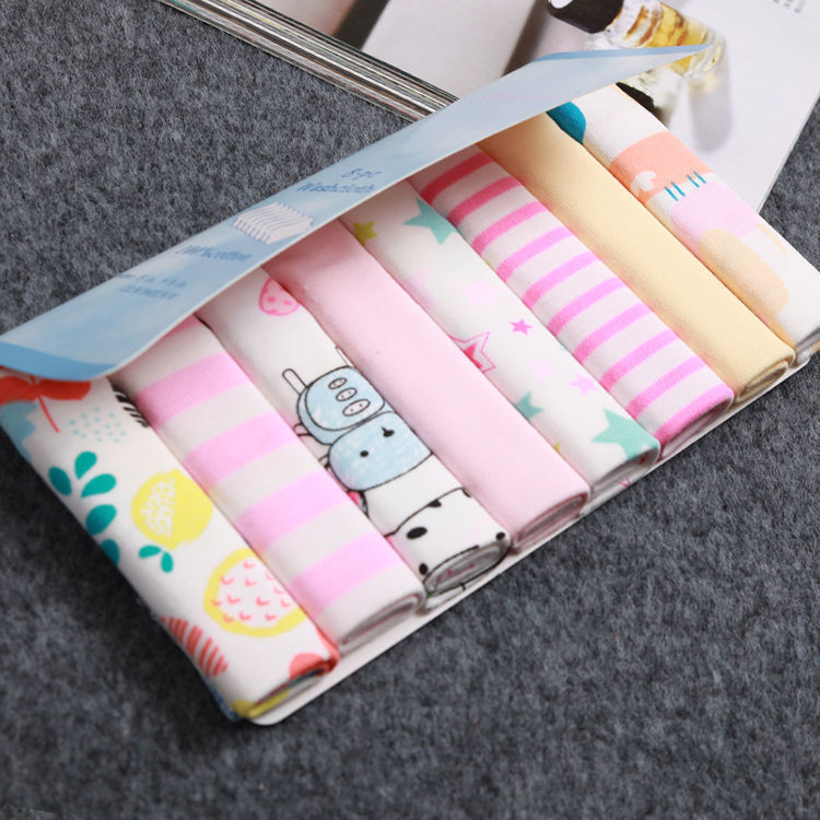 Newborn Cotton Gauze Saliva Towel Foreign Trade Baby Feeding Towel 8 Packs