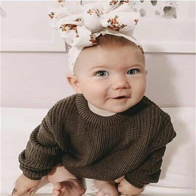 Children's Clothing Cotton Baby Bottoming Shirt New Baby Knitted Warm Sweater