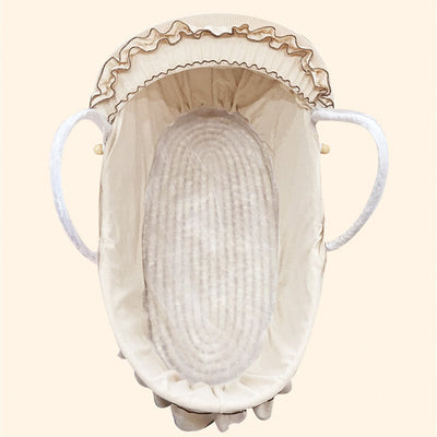 Portable Baby Basket Woven Crib