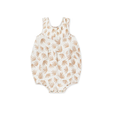 Baby Rompers Cotton Breathable One-piece Nordic Style Floral Sleeveless