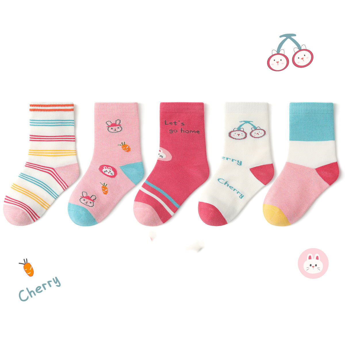 ChicBabies Children's Cotton Socks In The Tube