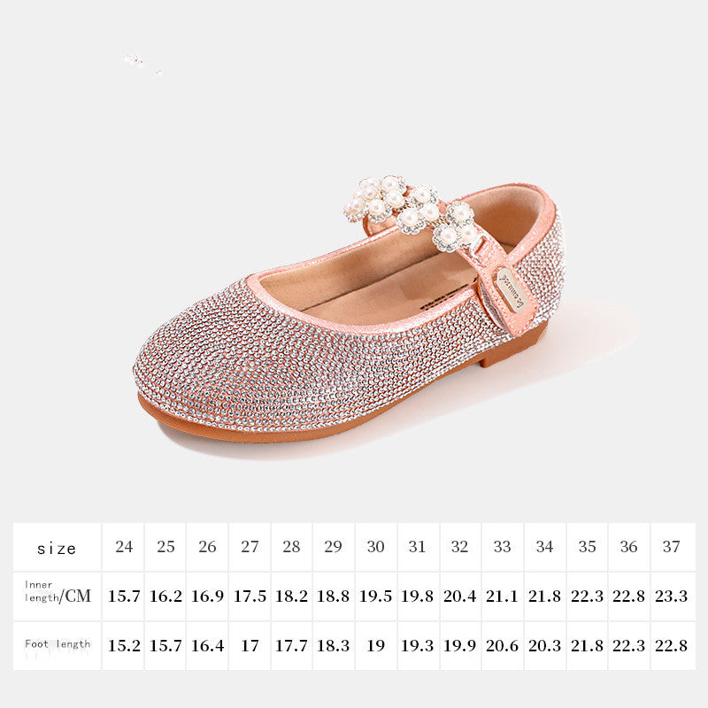 Autumn Girls Baby Soft Sole Leather Shoes