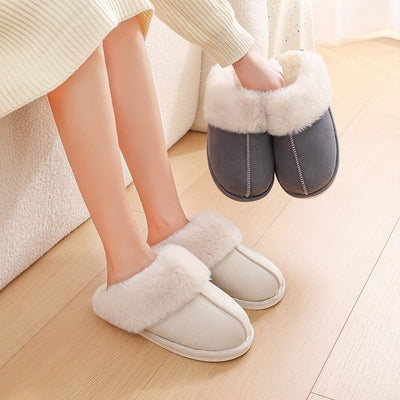 Winter Warm Plush Home Indoor Fur Slippers