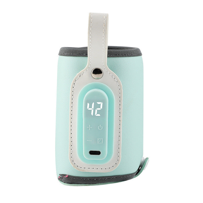 Baby Bottle Warmer Milk Warmer Infant Feeding Bottle Heated Portable Travel Cover Insulation Thermostat