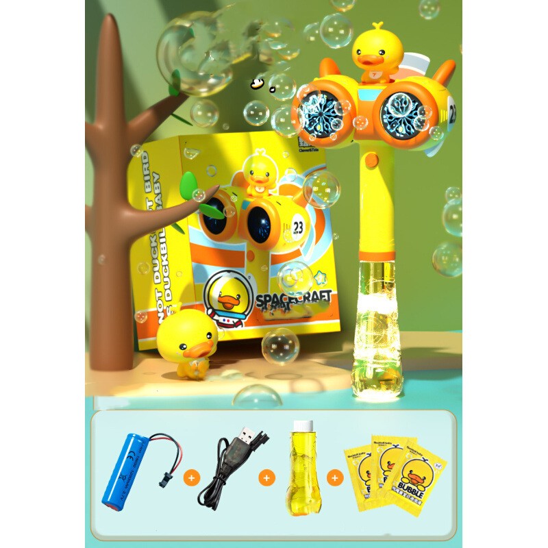 ChicBabies Electric Bubble Machine Children's Blowing Bubble Gun