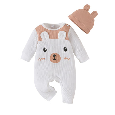 Long Sleeve Jumpsuit Hat Jumpsuit Children's Clothing