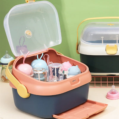 Multifunctional Drain Baby Supplies Bottle Drying Rack Storage Box