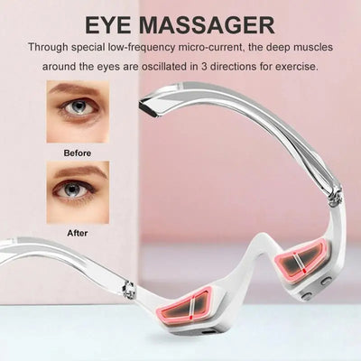 3D Micro-Current Pulse Eye Relax Reduce Wrinkles And Dark Circle